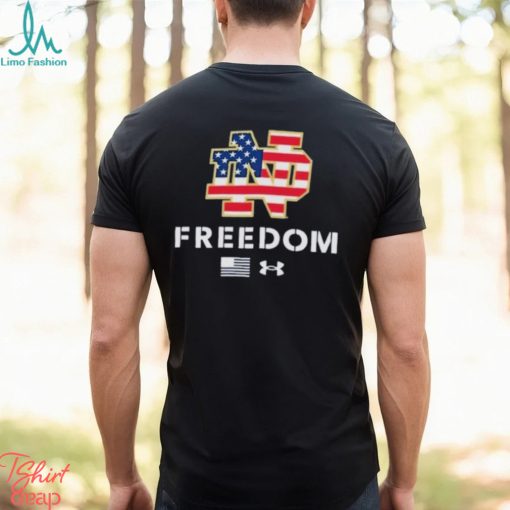 Notre Dame Fighting Irish Freedom Flag Performance T Shirt