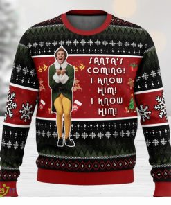 OMG Santa Elf Cute Ugly Christmas Sweater Christmas Gift For Family