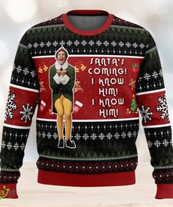 OMG Santa Elf Cute Ugly Christmas Sweater Christmas Gift For Family