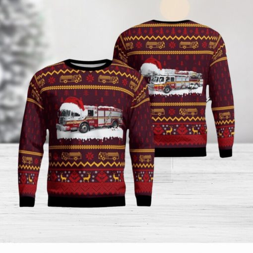 OTTAWA FIRE SERVICES Christmas 3D Ugly Christmas Sweater