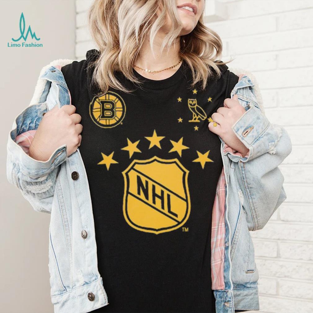 OVO x NHL Black Boston Bruins T Shirt OVO x NHL Black Boston Bruins T Shirt