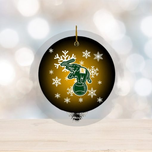 Oakland Athletics MLB Merry Christmas 2023 Holiday Gifts Decorations Ornament