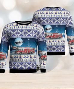 Oberlin Fire Department Christmas Ugly Sweater 3D Gift For Men And Women