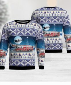 Oberlin Fire Department Christmas Ugly Sweater 3D Gift For Men And Women