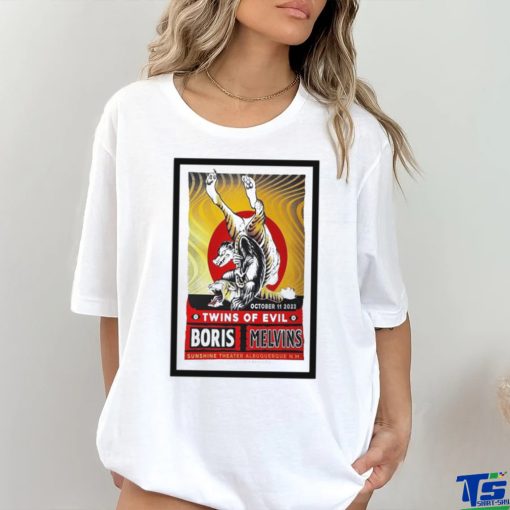 October 11 Albuquerque, NM Melvins Sunshine Theater Poster Shirt