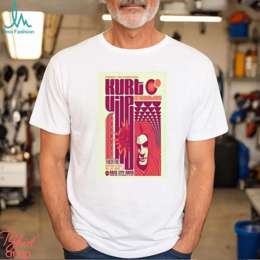 October 4, 2023 Kurt Vile & The Violators Show San Luis Obispo, CA poster shirt
