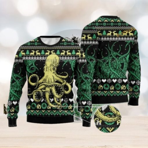 Octopus Christmas Cute Ugly Christmas Sweater