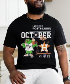 Official 2023 Postseason Houston Astros October Rise 2 Sided Unisex T Shirt