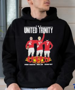 Official 2023 The United Trinity Bobby Charlton Denis Law George Best T Shirt