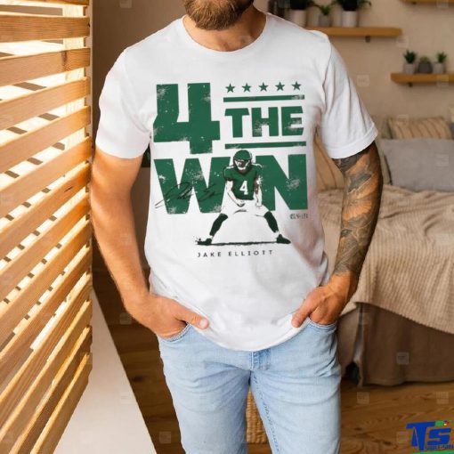 Official 4 The Win Jake Elliott Win G Signature T Shirt