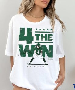 Official 4 The Win Jake Elliott Win G Signature T Shirt