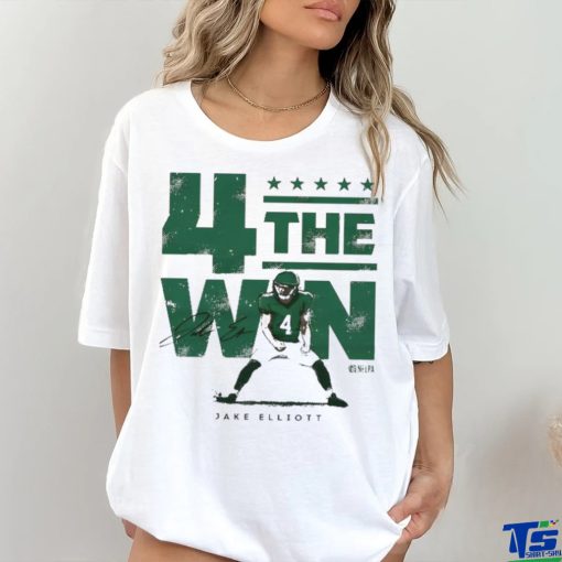 Official 4 The Win Jake Elliott Win G Signature T Shirt