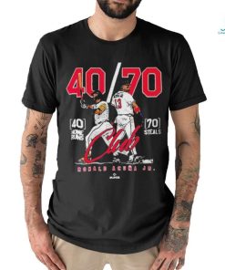 Official 40 70 Club Ronald Acuna Jr Atlanta MLBPA T Shirt
