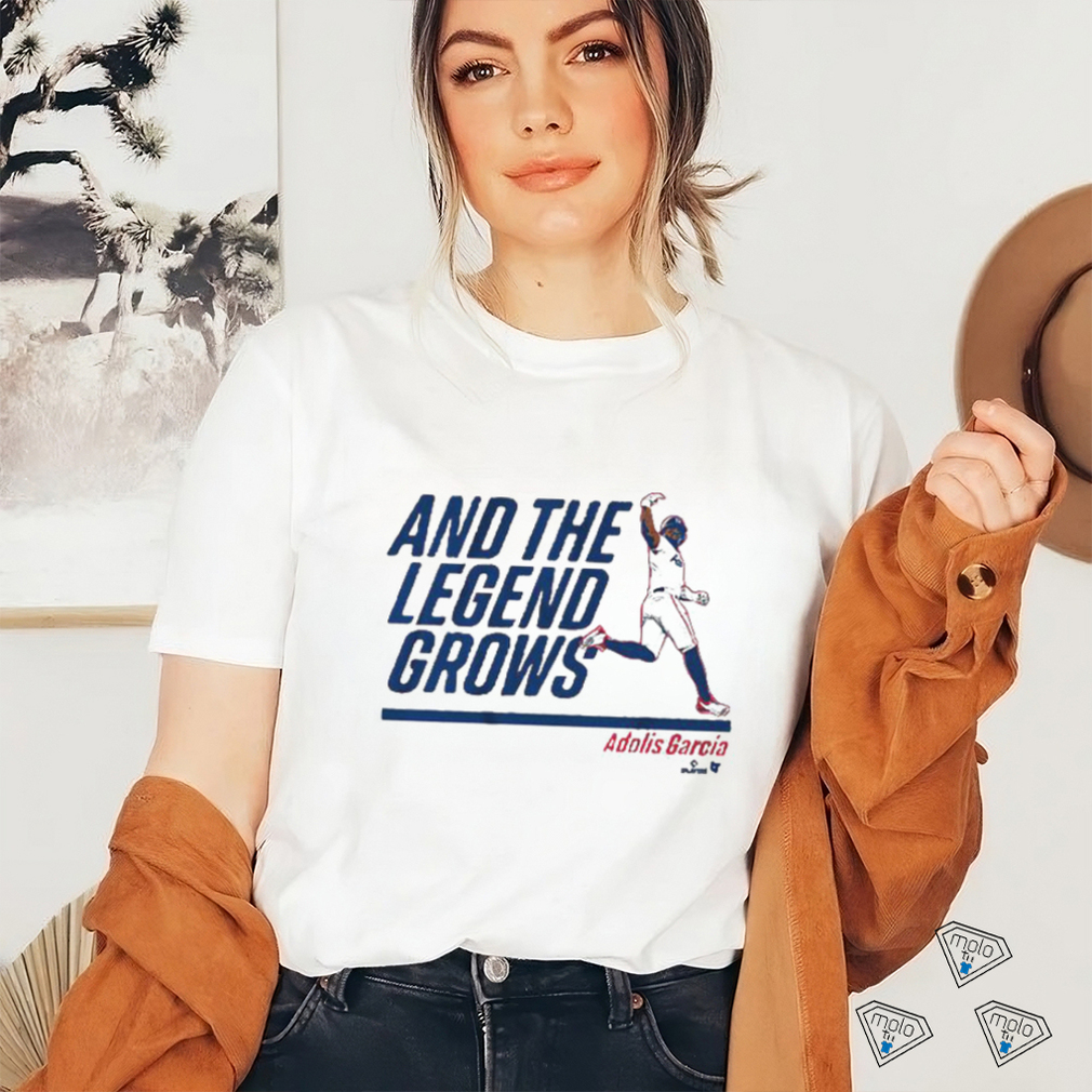 Official Adolis Garcia And The Legend Grows T Shirt Official Adolis Garcia And The Legend Grows T Shirt