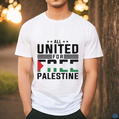 Official All United for Free Palestine T Shirt