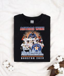 Astros Win Houston 2023 Player Names Skyline shirt, hoodie