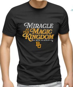 Official Baylor Football Miracle At The Magic Kingdom Shirt