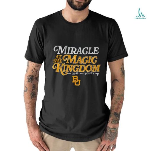 Official Baylor Football Miracle At The Magic Kingdom Shirt