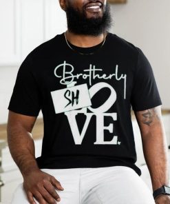 Official Brotherly Shove Sign t shirt