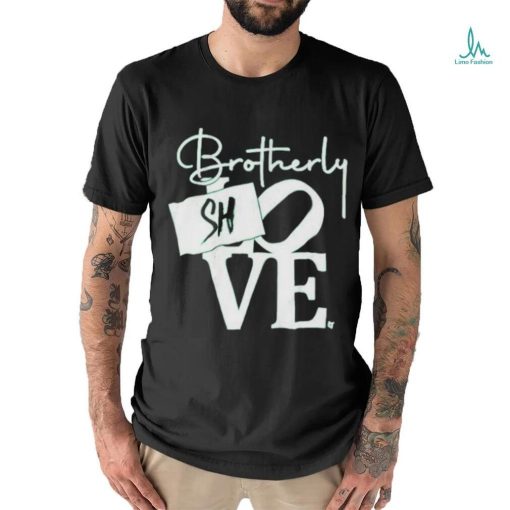 Official Brotherly Shove Sign t shirt