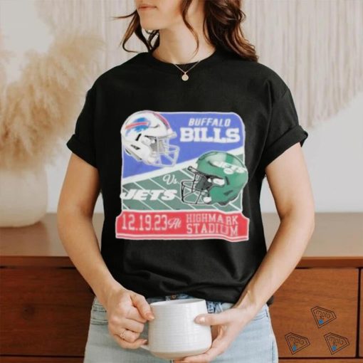 Official Buffalo Bills Vs New York Jets November 19 2023 At Highmark Stadium Helmet Shirt