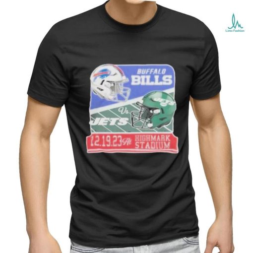 Official Buffalo Bills Vs New York Jets November 19 2023 At Highmark Stadium Helmet Shirt