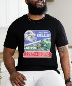 Official Buffalo Bills Vs New York Jets November 19 2023 At Highmark Stadium Helmet Shirt