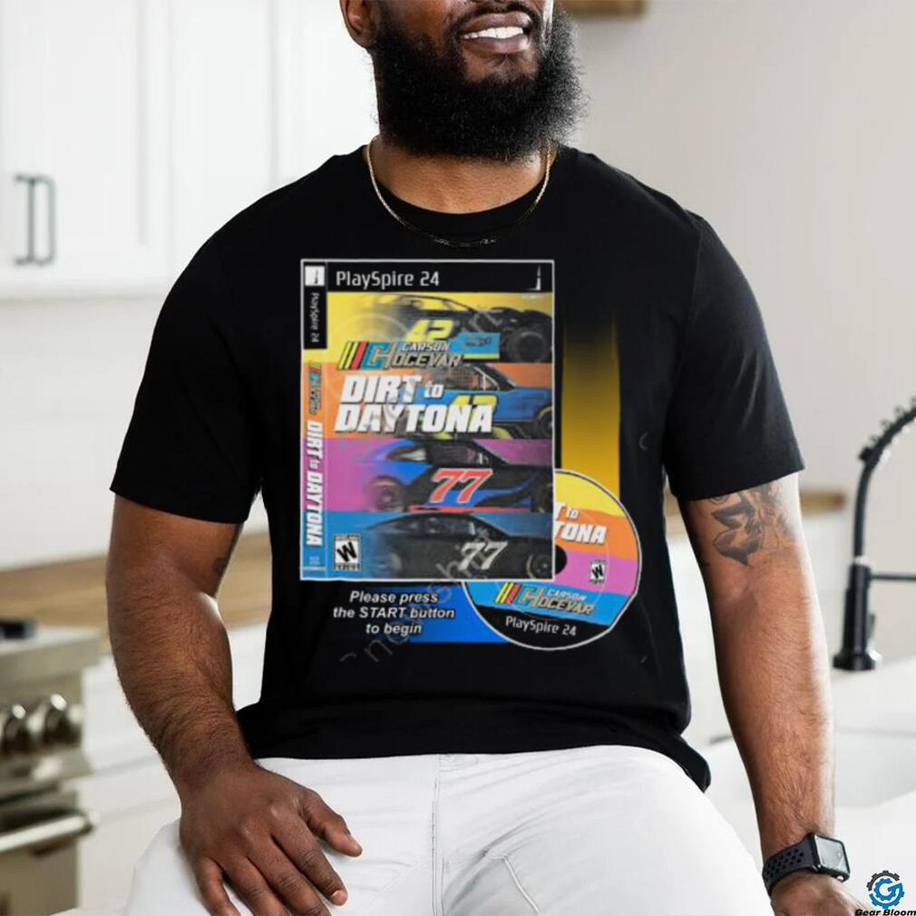 Official Carson Hocevar Merch Dirt To Daytona T Shirts Official Carson Hocevar Merch Dirt To Daytona T Shirts