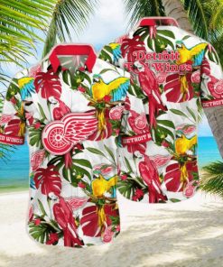 Official Detroit Red Wings Nhl Hawaiian Shirt Sunsetstime Aloha