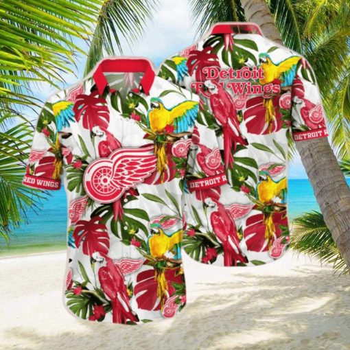 Official Detroit Red Wings Nhl Hawaiian Shirt Sunsetstime Aloha