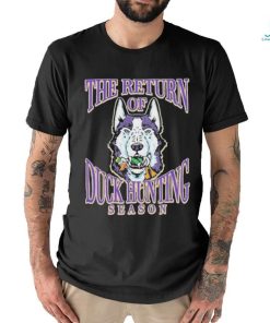 Official Duck Tee The Return Of Duck Hunting Season Shirt