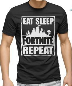 Official Eat Sleep Fortnite Repeat T Shirt