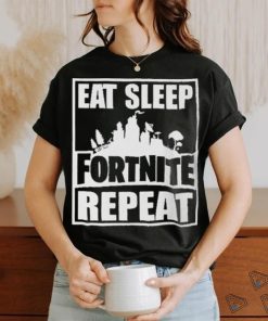 Official Eat Sleep Fortnite Repeat T Shirt