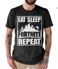 Official Eat Sleep Fortnite Repeat T Shirt