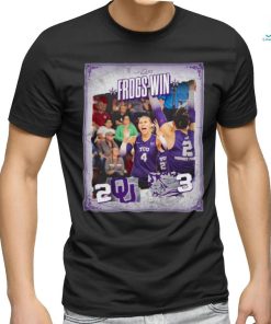 Official Frogs Win 2023 Poster Shirt