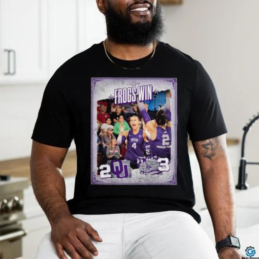 Official Frogs Win 2023 Poster Shirt