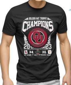 Official Golden Hat Trophy Champions Oklahoma Sooners 2023 T Shirt