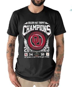 Official Golden Hat Trophy Champions Oklahoma Sooners 2023 T Shirt
