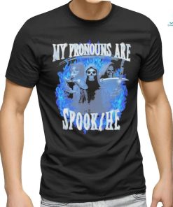 Official Got Funny My Pronouns Are Spook He Shirt, hoodie, sweater, long sleeve and tank top Official Got Funny My Pronouns Are Spook He Shirt