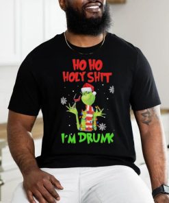 Official Grinch Christmas Ho Ho Holy Shit I’m Drunk Shirt