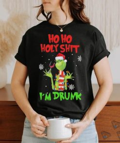 Official Grinch Christmas Ho Ho Holy Shit I’m Drunk Shirt