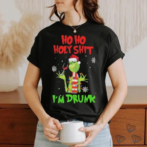 Official Grinch Christmas Ho Ho Holy Shit I’m Drunk Shirt