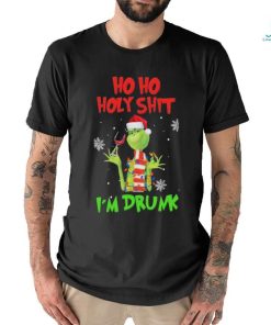 Official Grinch Christmas Ho Ho Holy Shit I’m Drunk Shirt