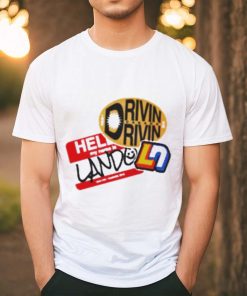 Official Hello My Name Is Lando Driven Race 100 Shirt