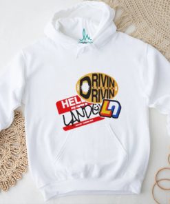 Official Hello My Name Is Lando Driven Race 100 Shirt
