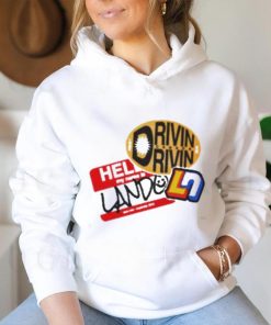 Official Hello My Name Is Lando Driven Race 100 Shirt