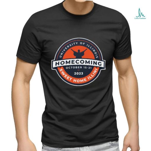 Official Illinois Homecoming Sweet Home Illini 2023 T Shirt