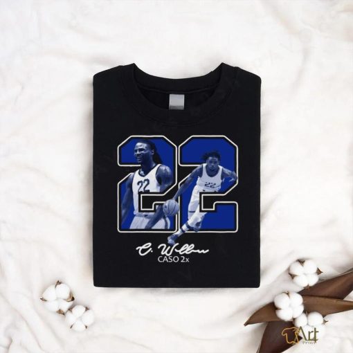 Official Kentucky Branded Cason Wallace Blue 22 T Shirt