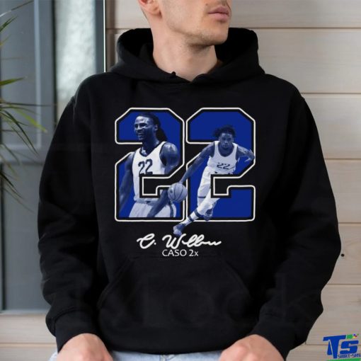 Official Kentucky Branded Cason Wallace Blue 22 T Shirt