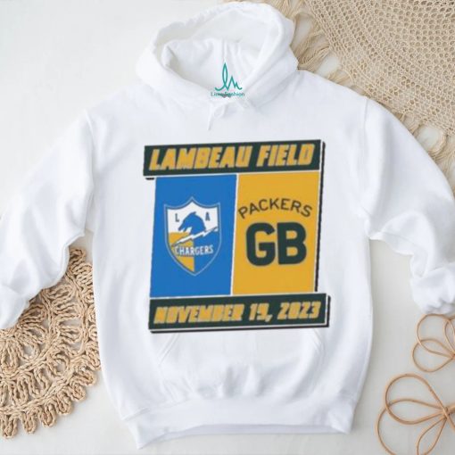Official Los Angeles Chargers Vs Green Bay Packers Lambeau Field November 19, 2023 T shirt